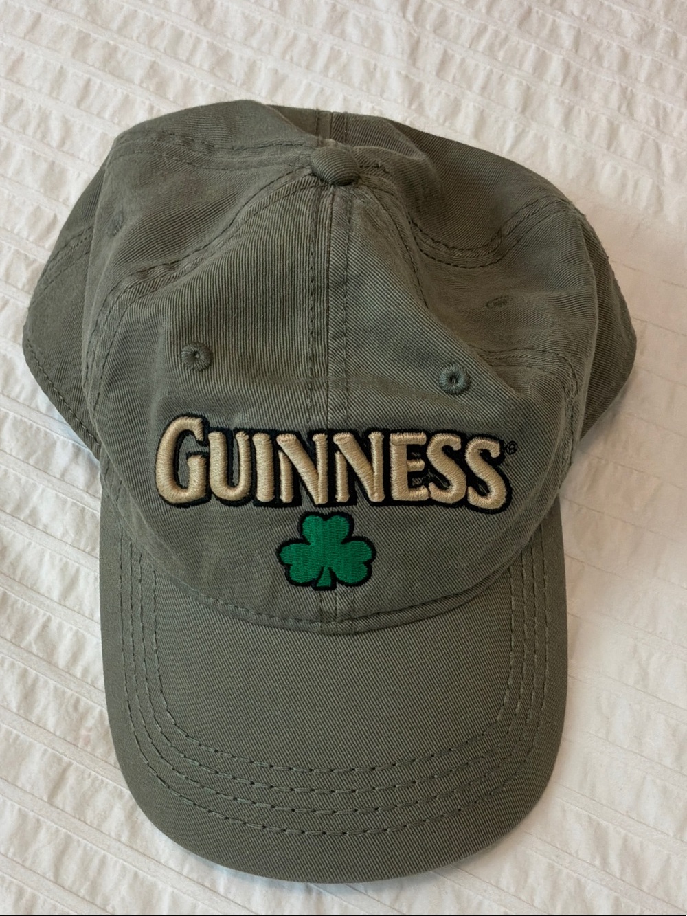 Guinness Adjustable Back Green Hat